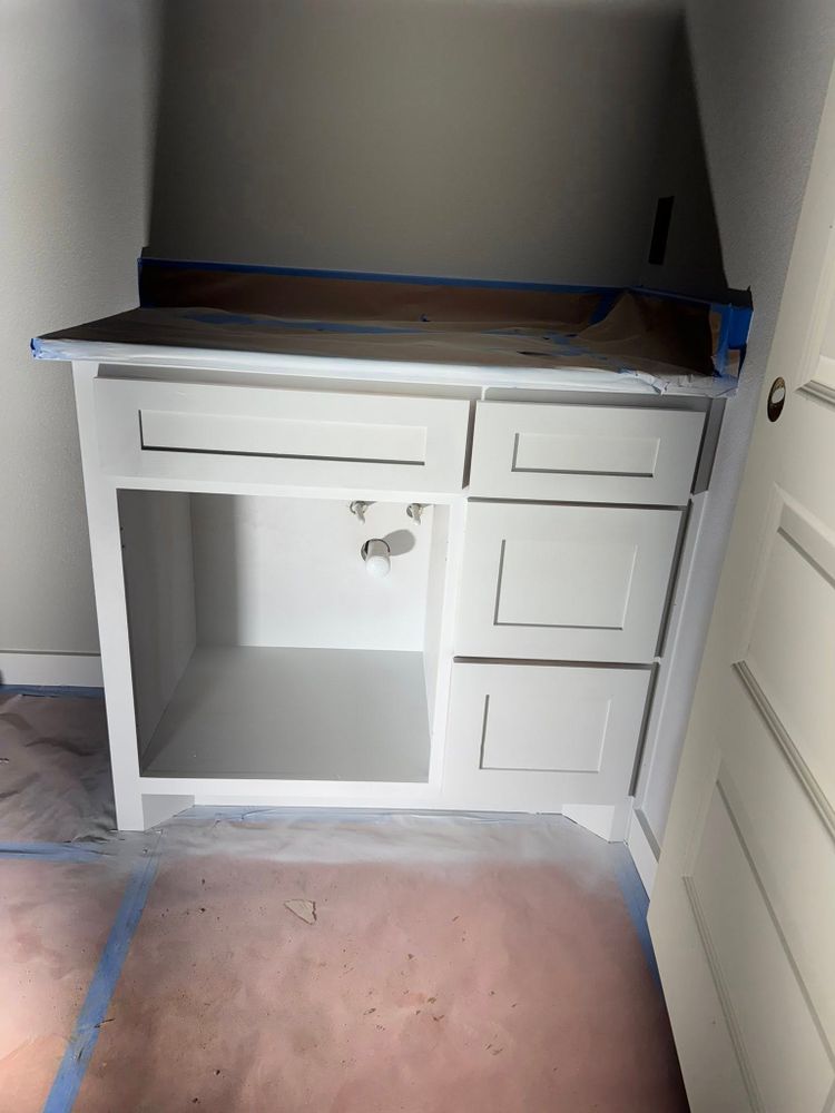 Cabinet Refinishing for J&C Painting in Mabank, TX