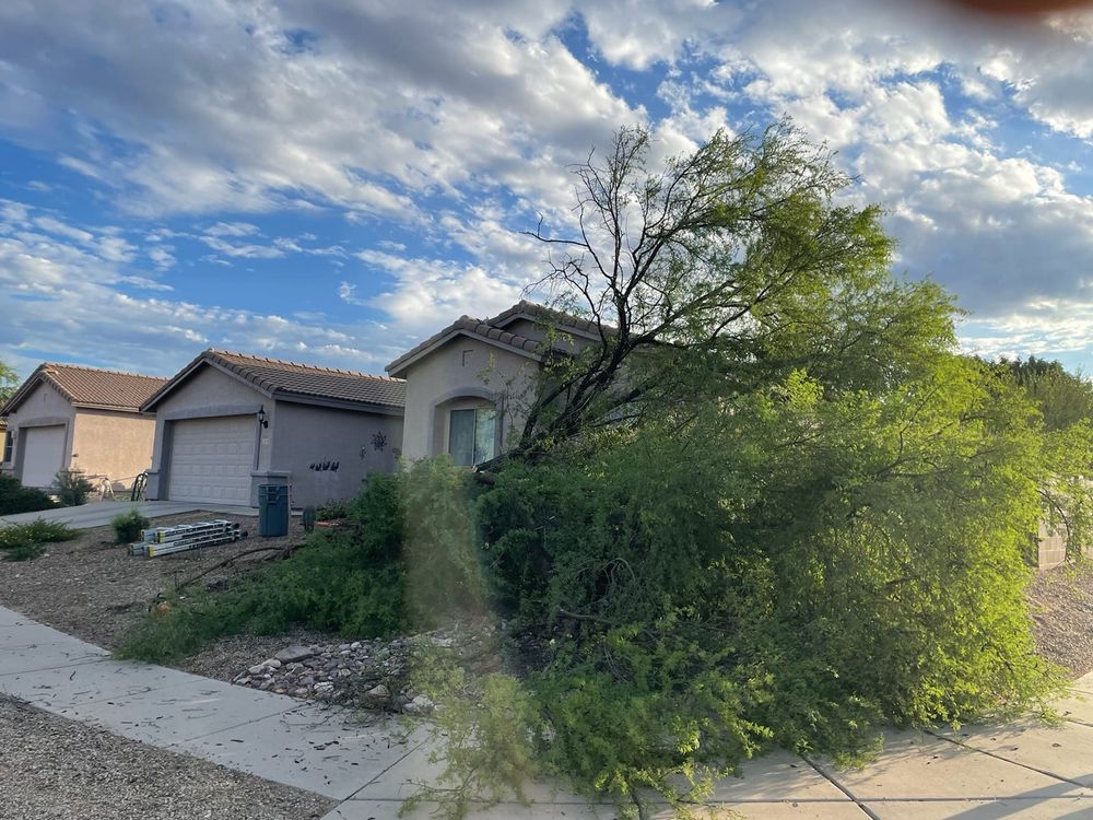 Our Storm Services provide comprehensive solutions for repairing damage caused by severe weather, ensuring your home is restored to its pre-storm condition with professional construction expertise. for Arizona Home and Yard Solutions LLC in Vail, AZ