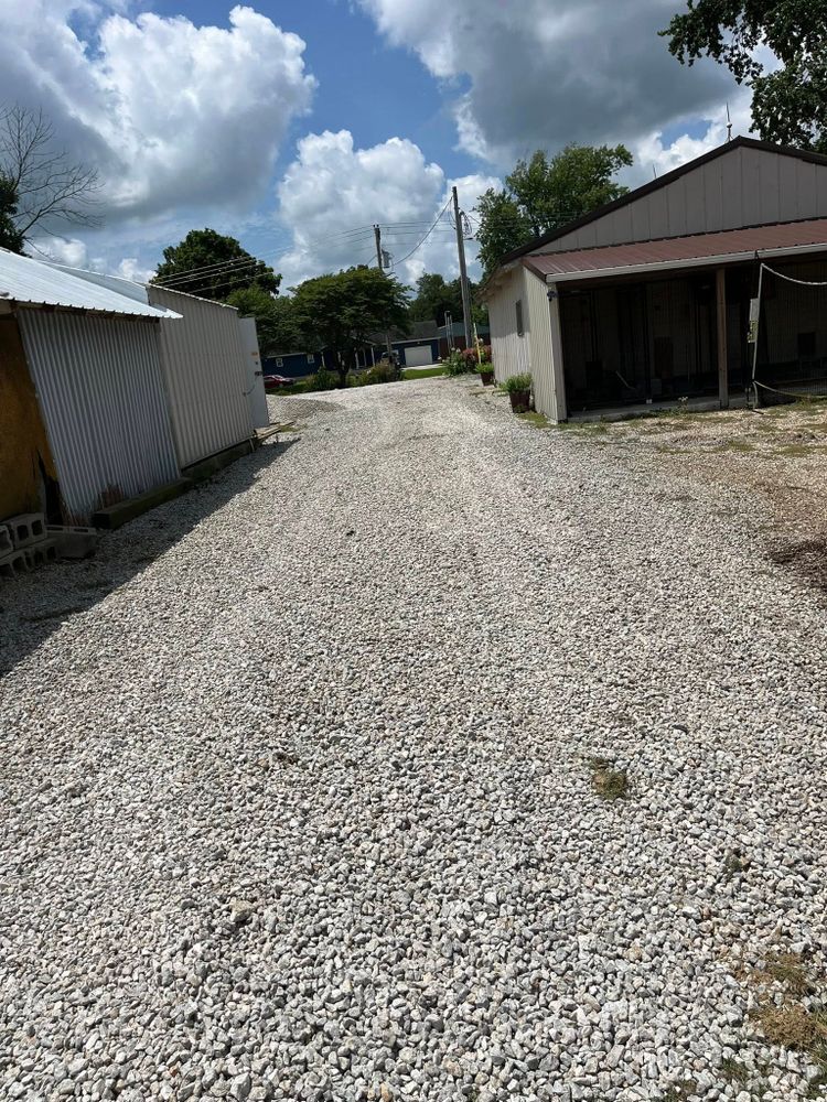 Enhance your property's foundation with our expert roadbeds service, ensuring stability and durability. Our experienced team uses advanced techniques to prepare robust bases for driveways or private roads at competitive prices. for KG Ground Development and Transportation in Newton, IL