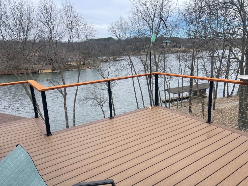 Custom Dock Construction for Ozark Deck Company in  Rogers, Arkansas