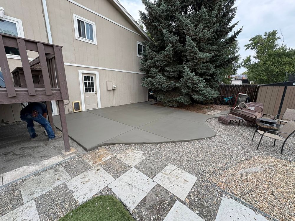 Decorative Concrete for P.R Divine Concrete in Denver, CO