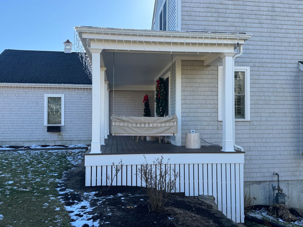 Framers Porch / Addition  for Belfort Builders in Kingston, MA