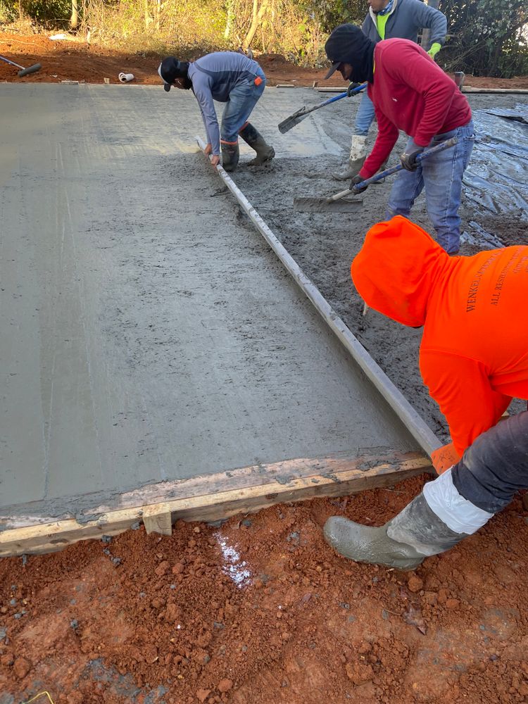 Footings/foundations for Wenkel Concrete, LLC in Sherrills Ford, NC