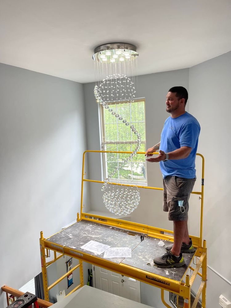 Lighting Installs for NJC Electric in Hackettstown, NJ