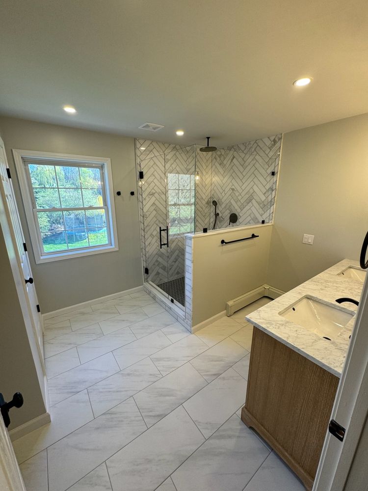 Bathroom Remodel for FAZIO Construction in New Milford, CT