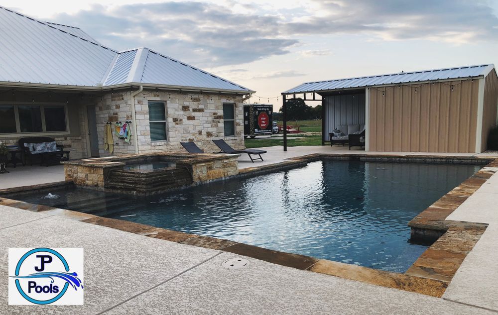 Our Pool Deck Paving service offers durable and stylish pavers to enhance your pool area, providing a safe and attractive surface for lounging and entertaining around the water. for JP Pools, LLC in Gatesville, TX