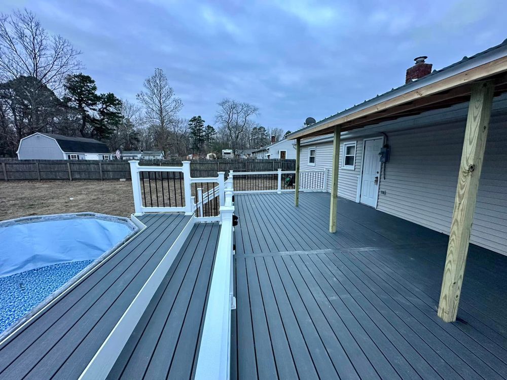 Transform your outdoor space with our expert Deck & Patio Installation service, offering durable materials and customized designs to enhance your home's aesthetic appeal while providing a functional area for relaxation. for J.R. and Sons Construction in Sewell, NJ