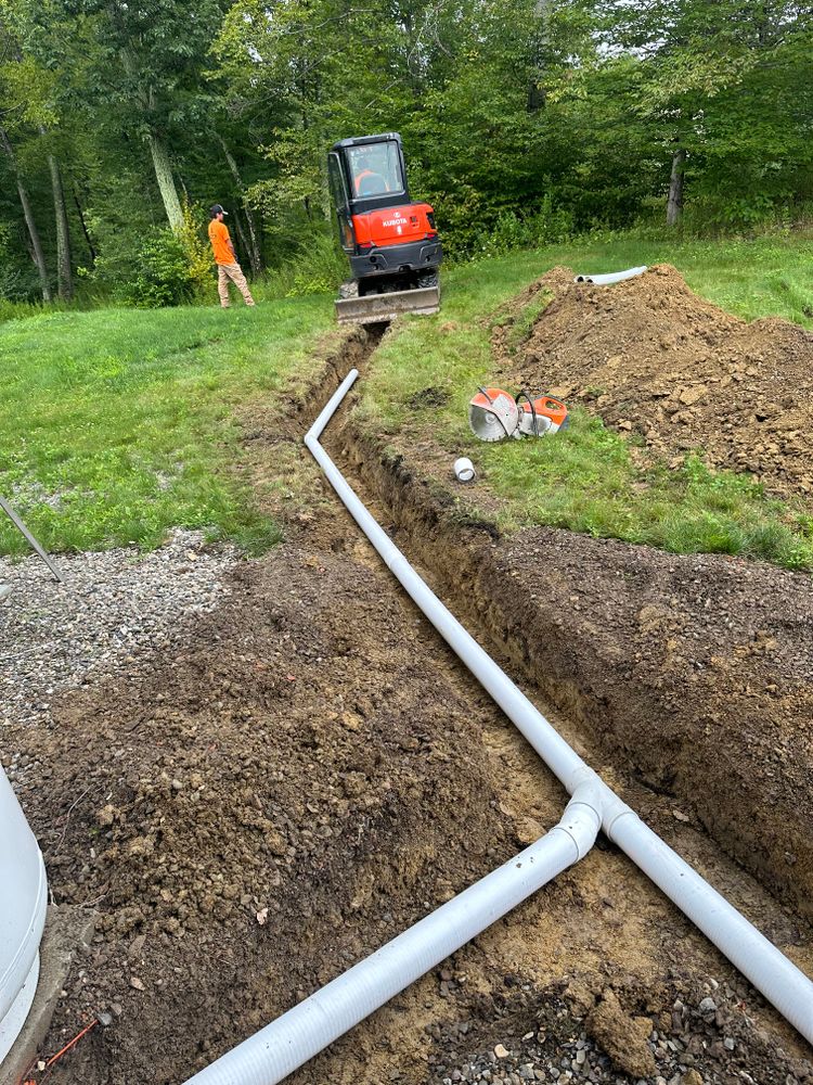 Drainage & Excavation for NK Landscaping LLC in Dutchess County, NY