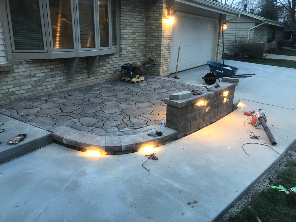 Hardscaping for Paradise Lawnscapes in West Bend, WI
