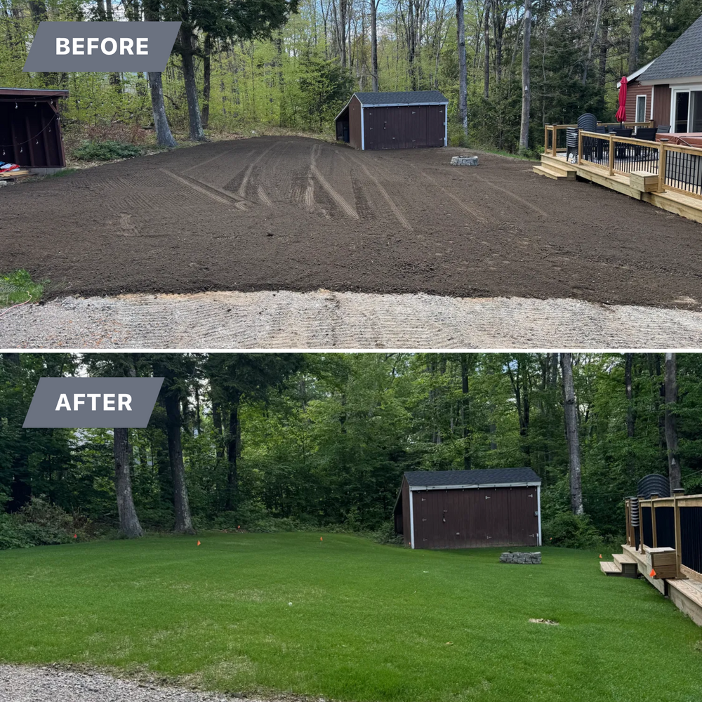 Lawn Installs for AFH Earthworks in Madison, NH