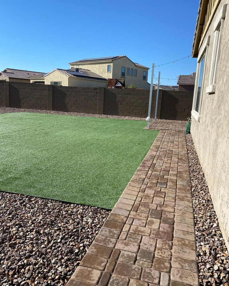 Residential Artificial Turf Installation for Kanelo's Hardscape and Landscape Services in Buckeye, AZ