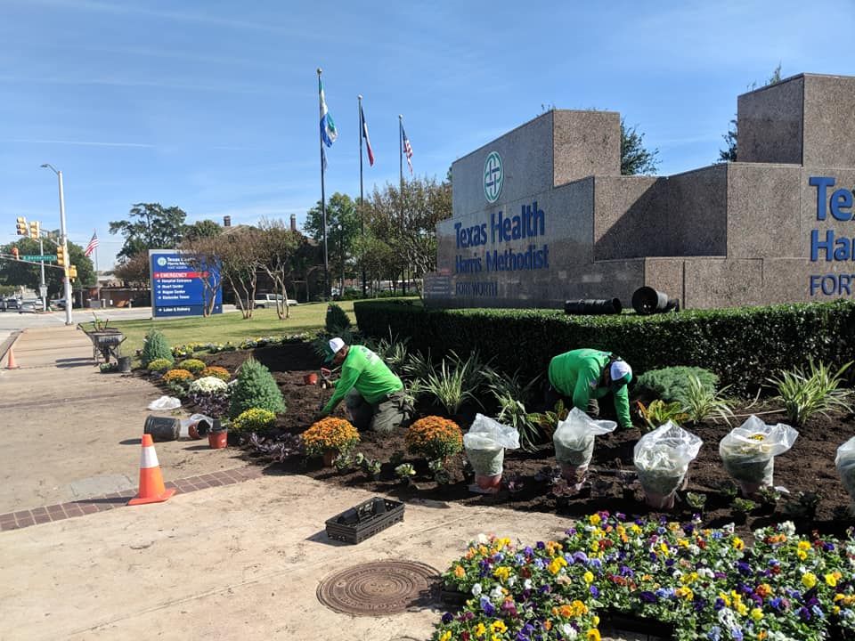 Enhance your home's curb appeal with our Commercial Lawn Maintenance service, delivering expert care for lush, healthy lawns through precision mowing, fertilization, and pest control tailored to your property's unique needs. for Mira Vista Landscaping in Everman, TX