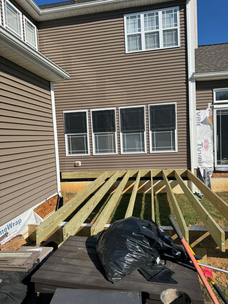 Parkside - deck & kitchen for Thomas J. Gorman Construction in Middletown, DE