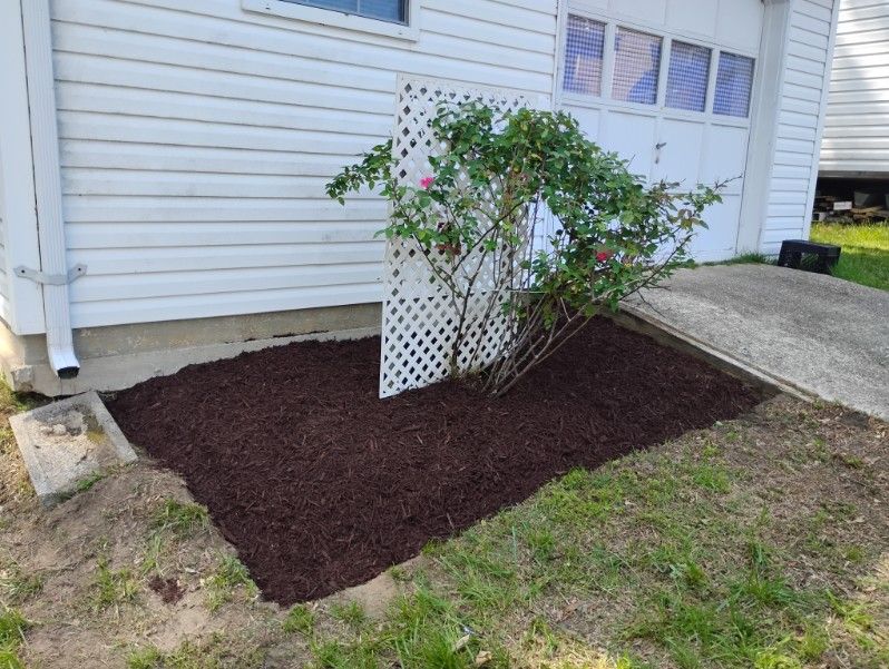 Landscape Design/Mulching for Sam I AM Property Solutions in Sunderland, MD
