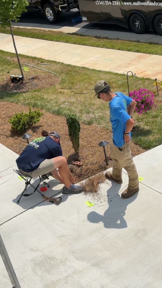 New Landscape Installations for Malboeuf Landscaping, Inc in Kernersville, NC