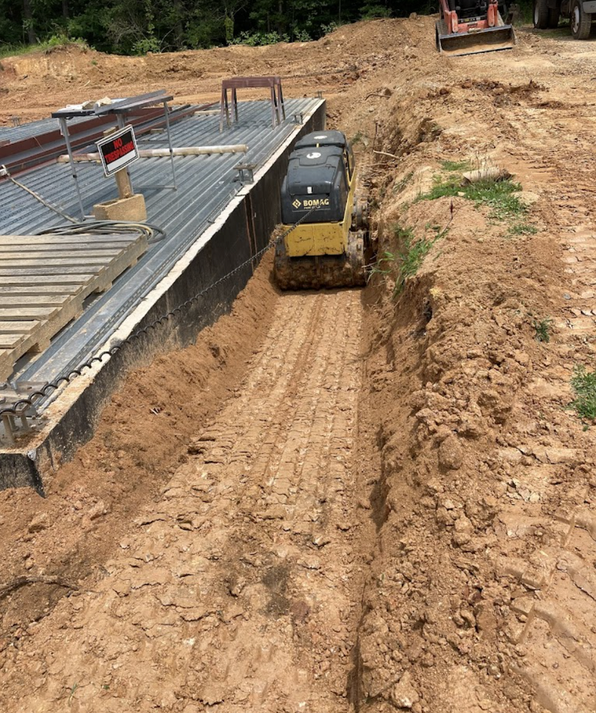 Grading for Gibson Grade Works in Towns County, GA