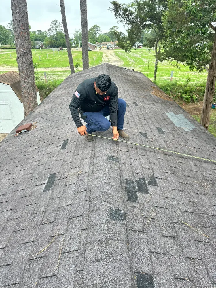 Our Roofing Repairs service ensures durable solutions for leaks and damage, offering expert assessments, high-quality materials, and skilled craftsmanship to protect your home and restore its roof's integrity. for DaVinci Roofing Co in Jacksonville, NC