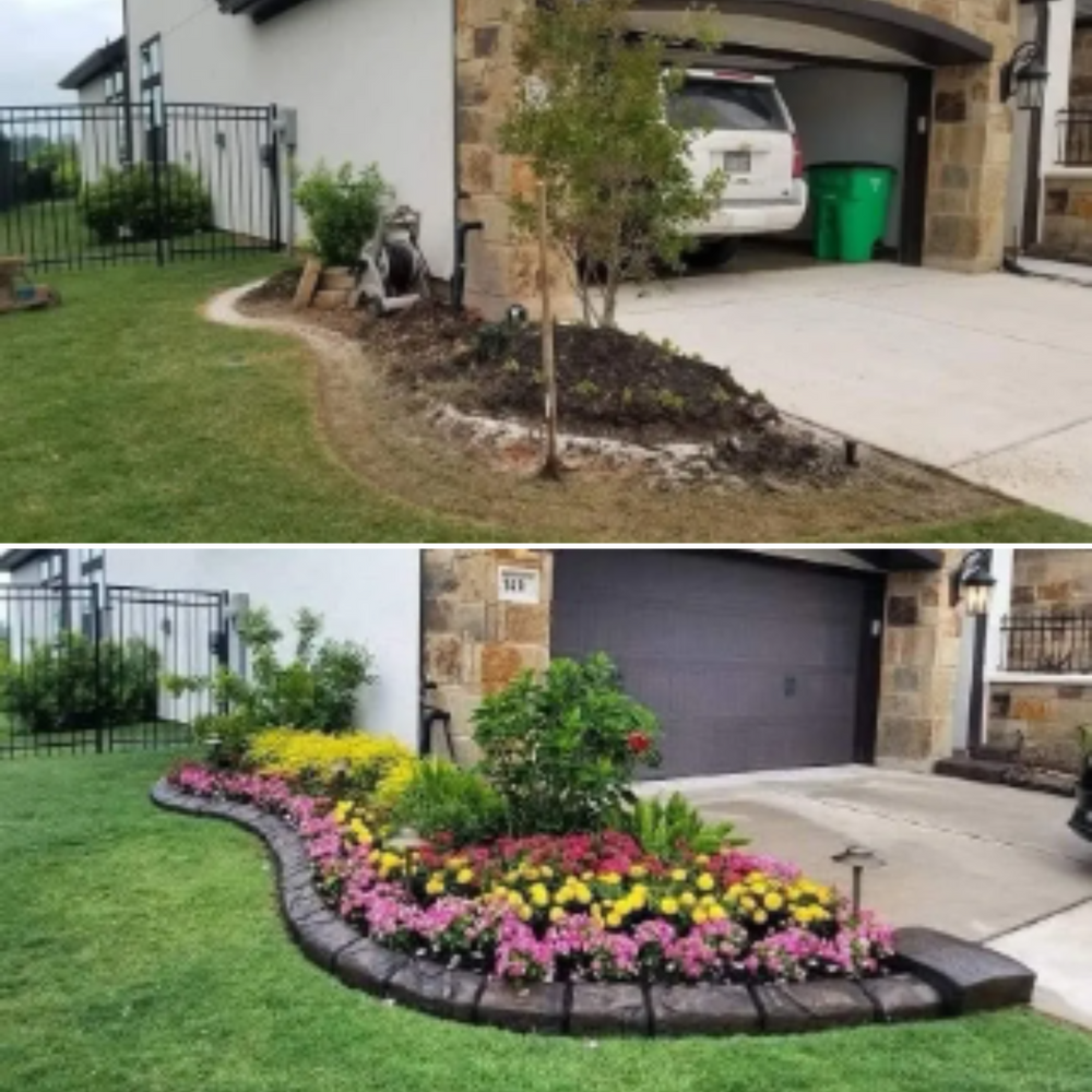 Before & Afters for Texas Curb N Borders in Houston, TX