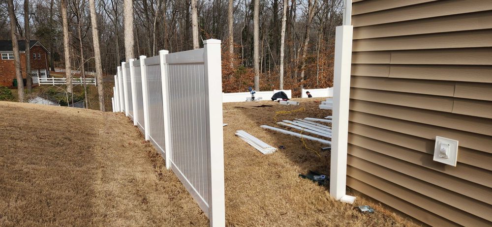 Vinyl Fence - Charlotte, NC for Fence My Lawn in Charlotte, NC