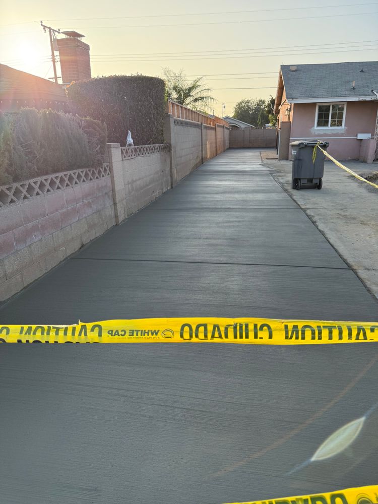 Transform your home's curb appeal with our durable and stylish concrete driveways, expertly crafted to withstand the elements while enhancing the aesthetic and value of your property for years to come. for 4 Seasons Concrete Inc. in Gardena, CA