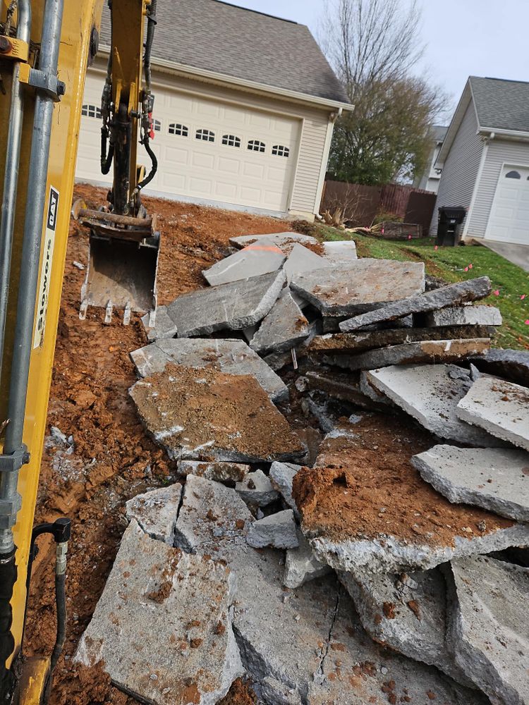 Our demolition service efficiently removes unwanted structures, providing a clean slate for your property's future. We ensure safety and precision, transforming your space effectively while minimizing disruption to the surrounding environment. for S&M DIRT TECH LLC in Knoxville, TN