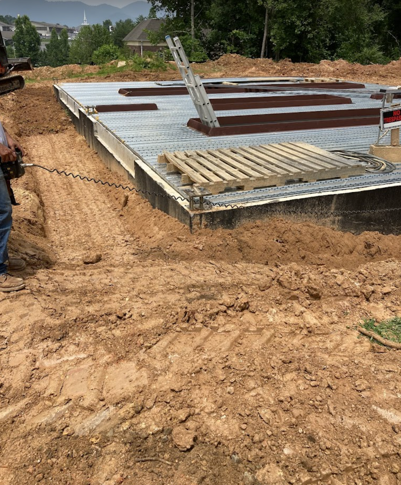 Grading for Gibson Grade Works in Towns County, GA