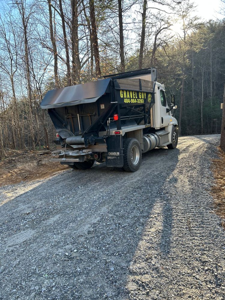 Enhance your home's curb appeal with our premium gravel service, offering durable, aesthetically pleasing options for driveways and landscaping. Enjoy expert installation tailored to your specific needs for lasting satisfaction. for The Gravel Guy in Blairsville, GA