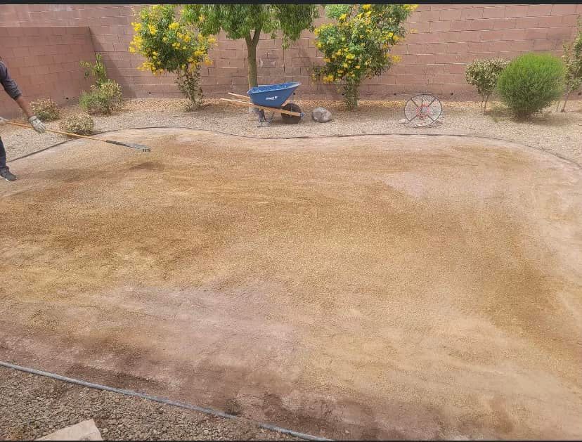 Our Light Grading service includes shaping and leveling areas of your property to prepare for landscaping projects, improving drainage, and creating a more visually appealing outdoor environment. for Top It Off Landscaping LLC in Henderson, NV