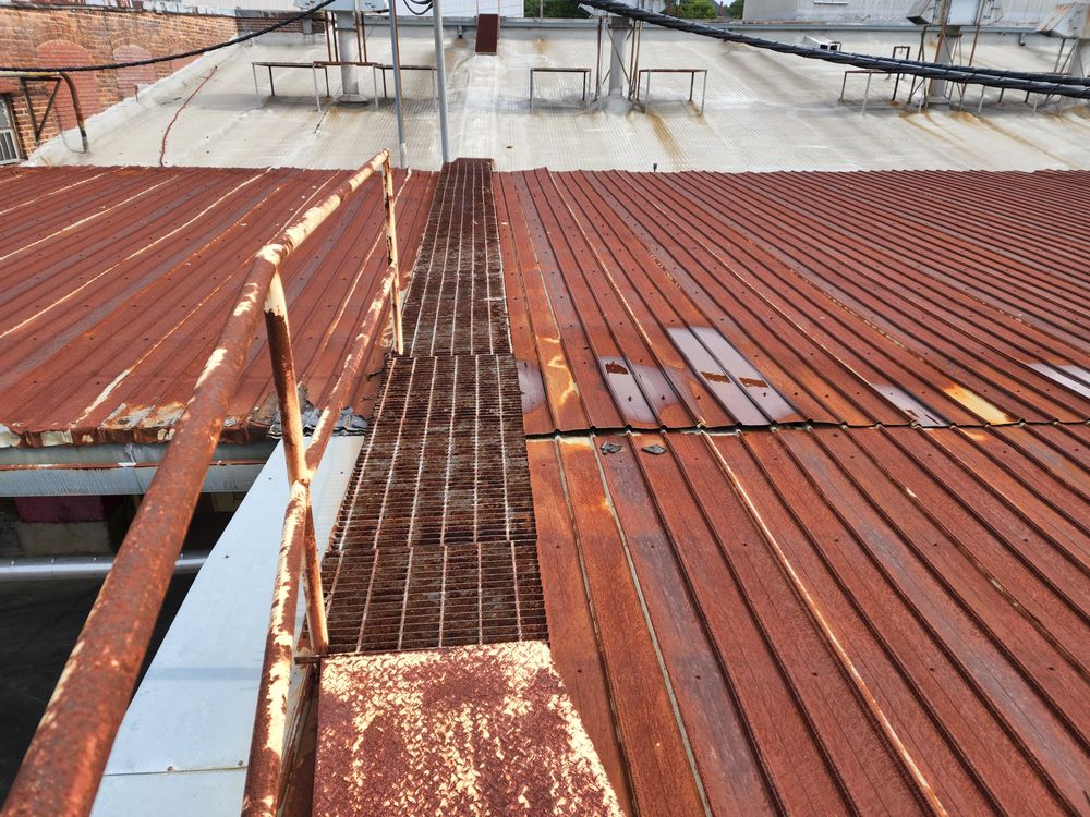 Industrial Plant Dock Roof Replacement for Merl's Construction LLC in Statesville, NC