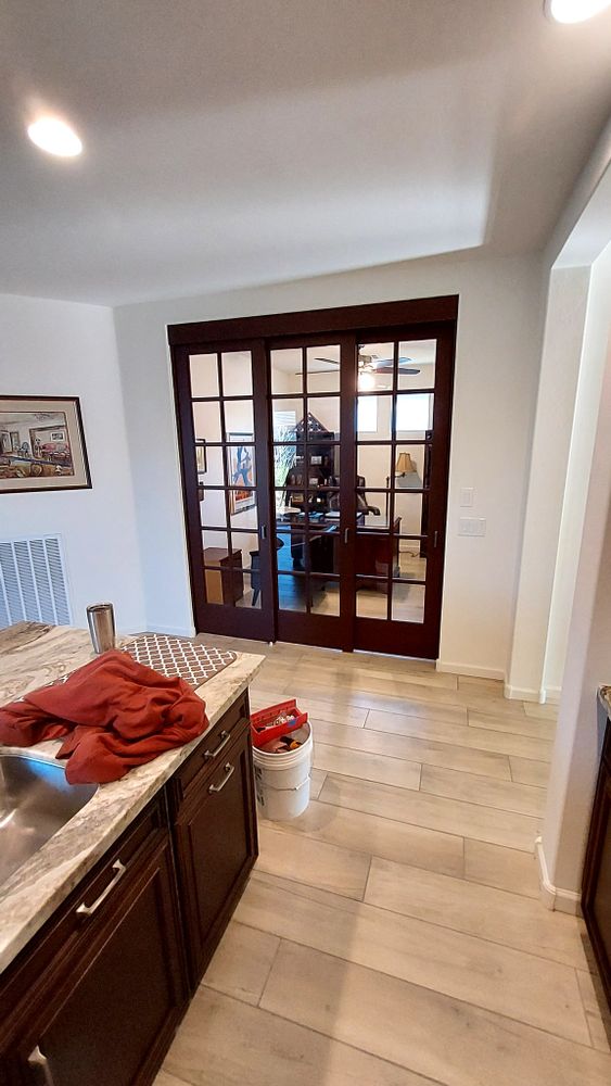 Enhance your home's elegance with our Custom Doors service, seamlessly integrating style and functionality. Our skilled craftsmanship ensures perfect alignment with built-in cabinets, creating a cohesive and sophisticated look throughout your space. for S P Young Construction in Wickenburg, AZ