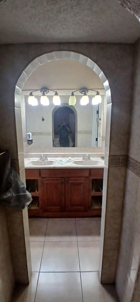 Epoxy Flooring for King's Tile LLC Bathroom Remodeling in El Paso, TX