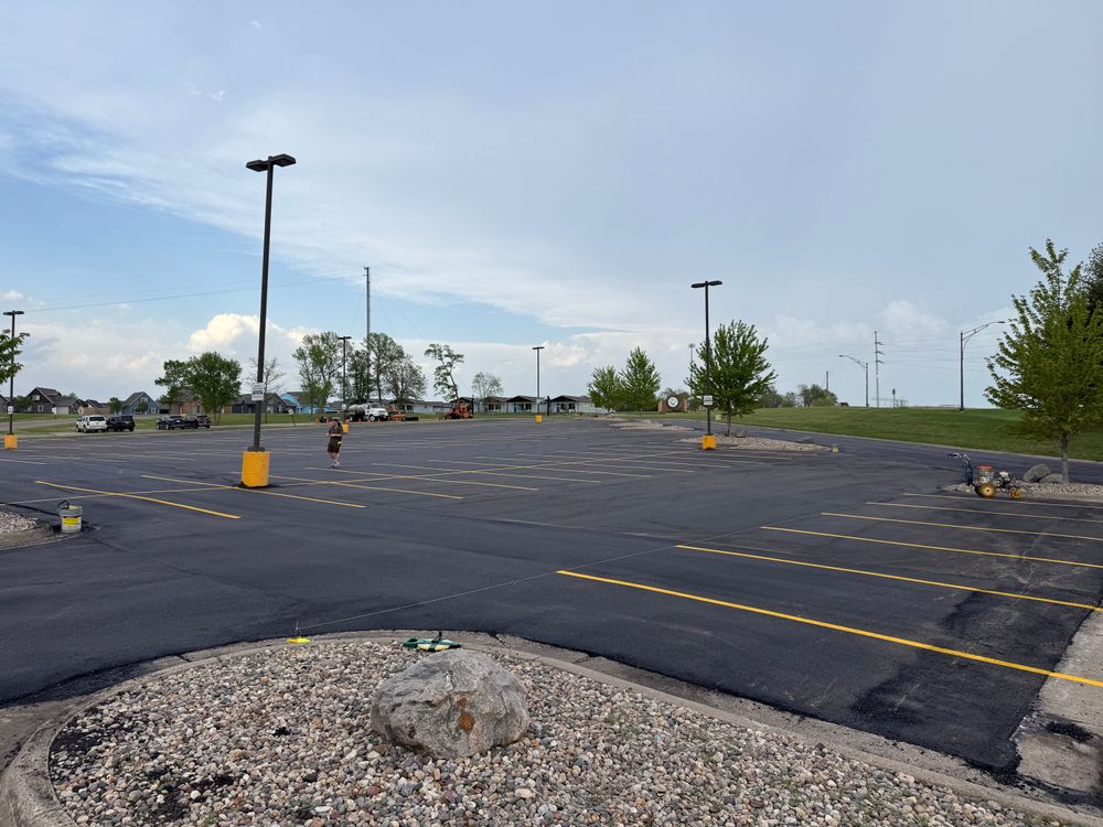 All Photos for Midwest Line Striping LLC in Spirit Lake, IA