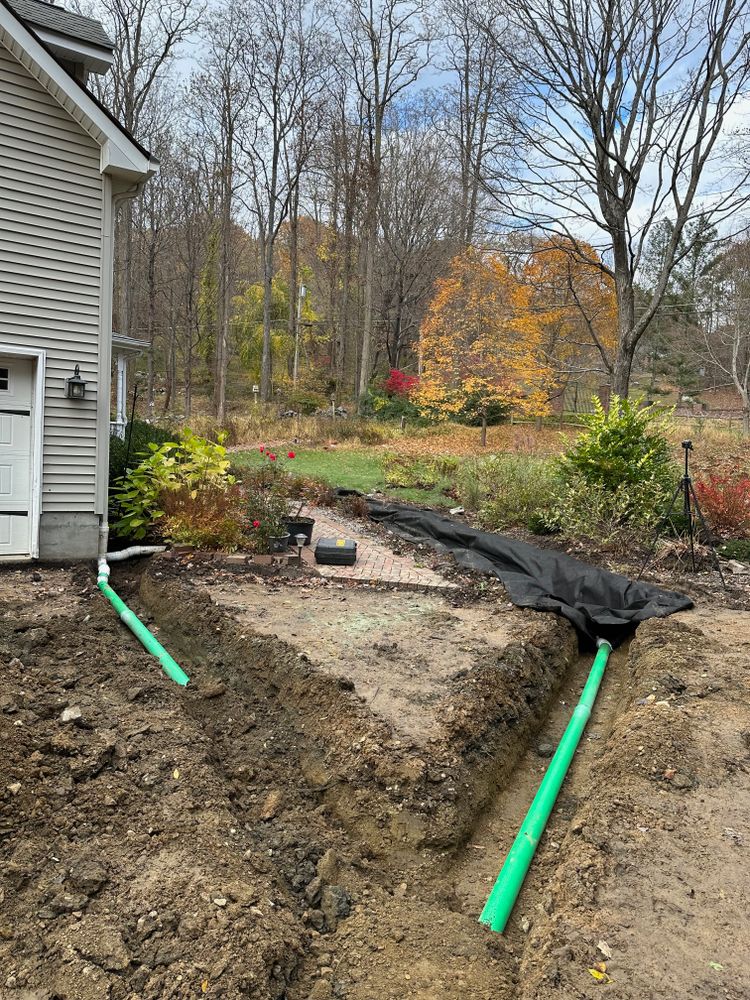 Drainage & Excavation for NK Landscaping LLC in Dutchess County, NY