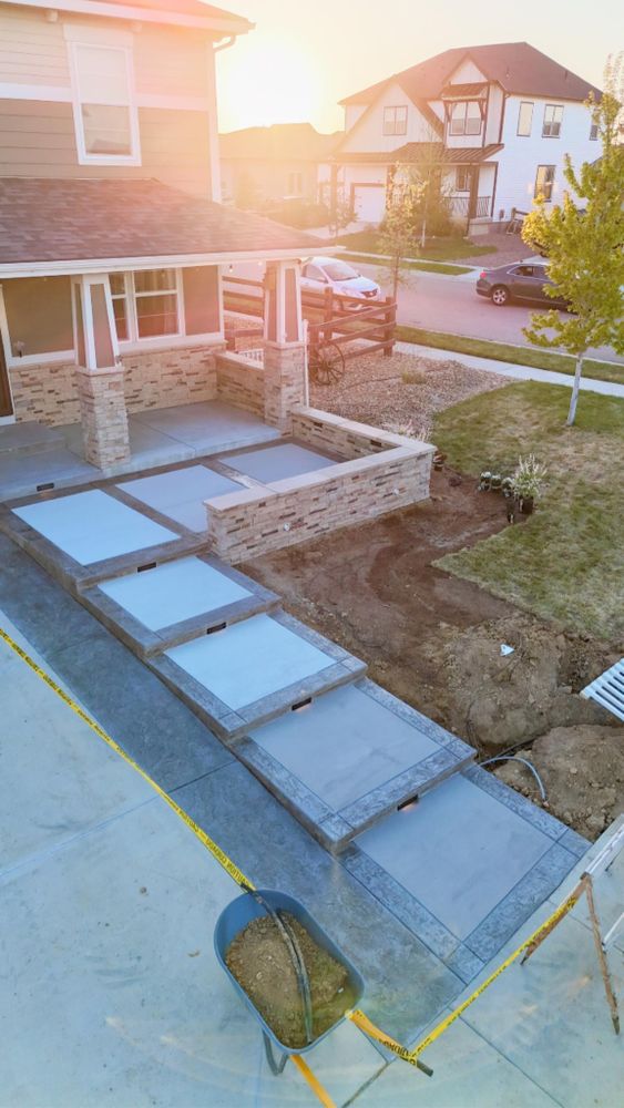 Enhance your home's curb appeal with our professional sidewalk installation service, offering durable and stylish concrete solutions tailored to your landscape while ensuring safety and boosting property value efficiently and affordably. for B&M Concrete LLC in Longmont, CO