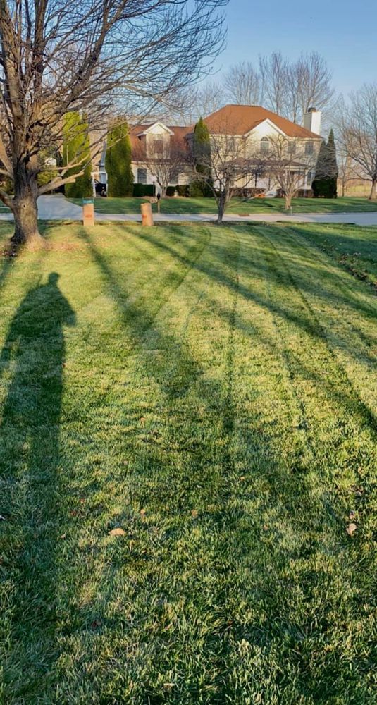 Mowing for Ashton Landscaping Co. in Springfield, Illinois