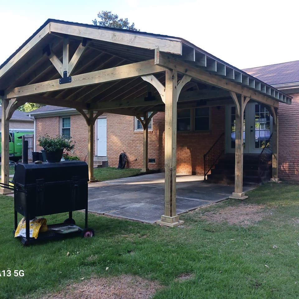 Enhance your outdoor space with our expert deck & patio installation services, offering customized designs and high-quality construction to create a perfect area for relaxation and entertainment in your home. for Aguilar's Construction llc. in Huntsville, AL