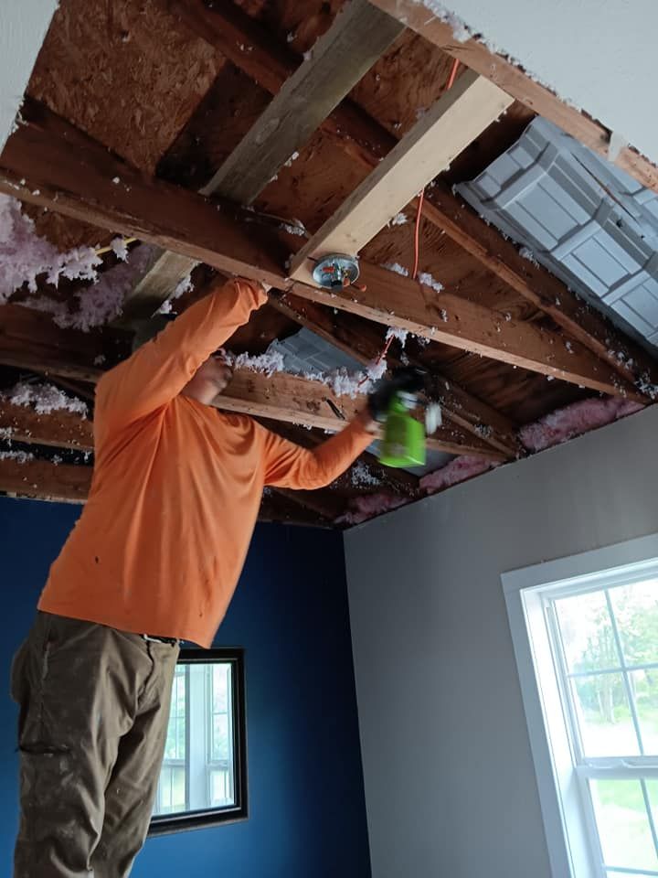 Subfloor repair and Beam Shoring for Dead Tree General Contracting in Carbondale, Illinois