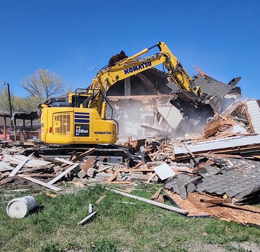 Our demolition service safely and efficiently removes structures, ensuring a clean slate for your next project. We prioritize safety, precision, and environmental responsibility to meet all homeowner needs seamlessly. for White River Excavation in Stevensville, MT