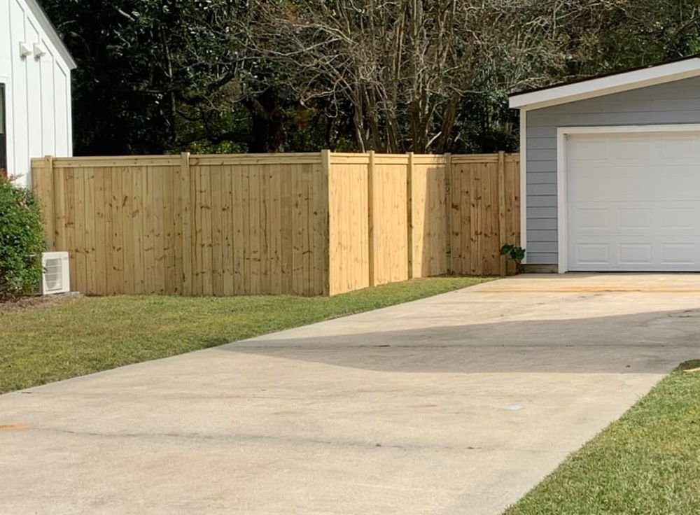Enhance your home's privacy and aesthetics with our professional fence installation service, offering customized solutions to meet your needs and ensure durable, stylish fencing tailored to fit any outdoor space. for SmithWorx Construction in Charleston, SC