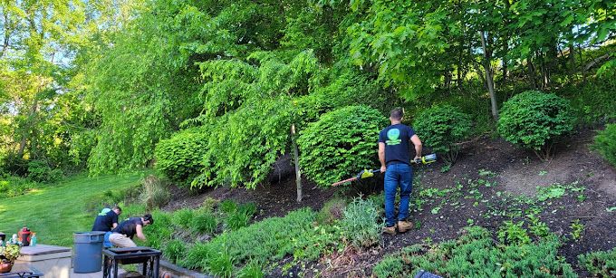 Revitalize your outdoor space with our fall and spring clean up services, removing debris, pruning plants, and refreshing mulch to ensure a pristine landscape ready for every season. for Dibs Landscaping LLC in Cheshire, CT
