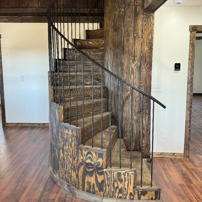 Our Stair Design & Installation service seamlessly integrates with your deck & patio installation, ensuring cohesive and functional outdoor spaces that enhance the beauty and accessibility of your home. for Jessie’s Construction in Mount Sterling, KY