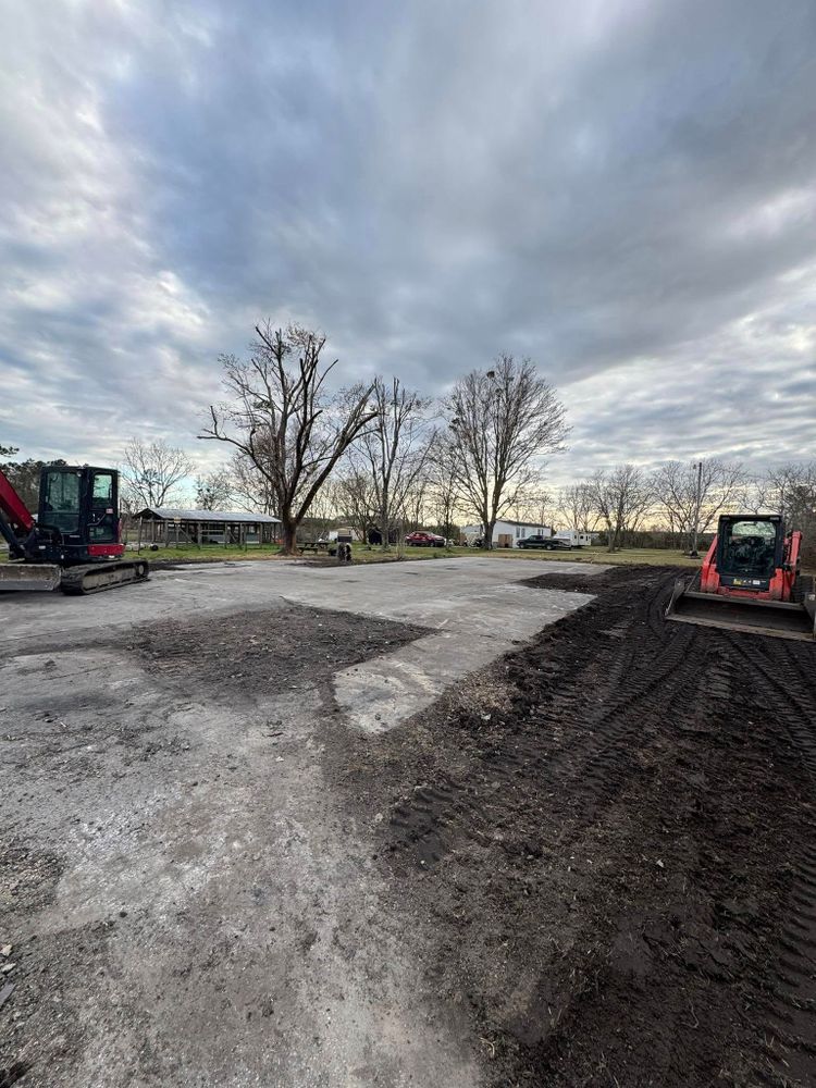 Excavating for Beards Creek Construction in Grantsboro, NC