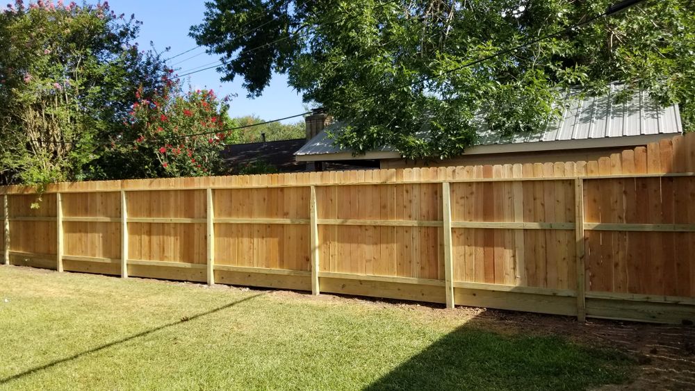 Fence Work for DJM Ground Services in Tomball, TX