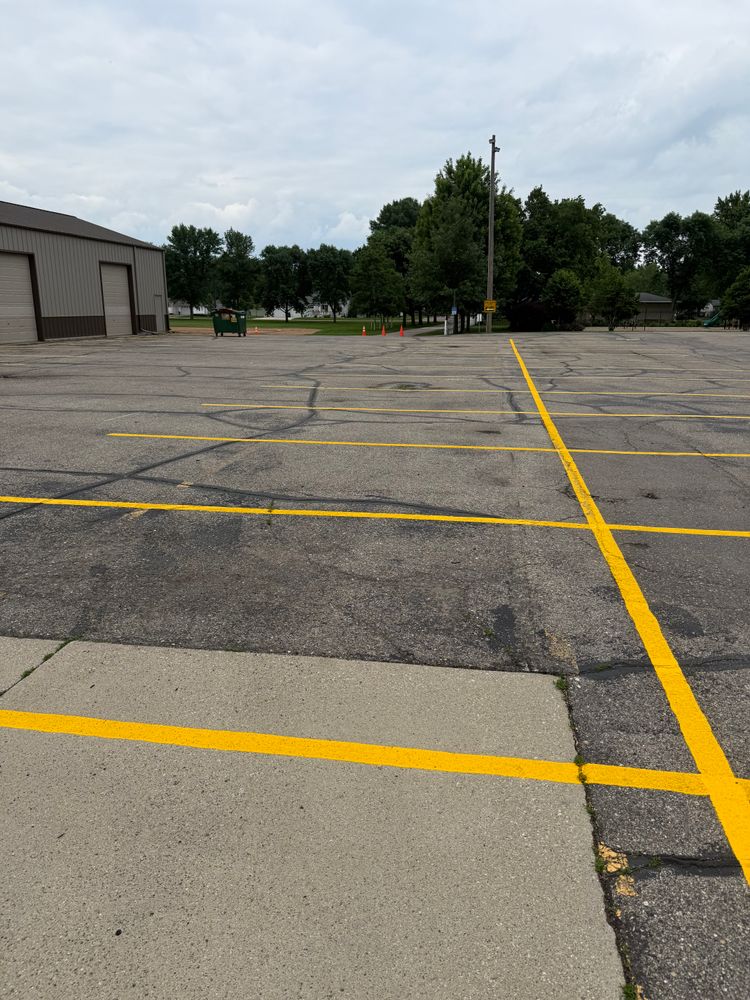 All Photos for Midwest Line Striping LLC in Spirit Lake, IA