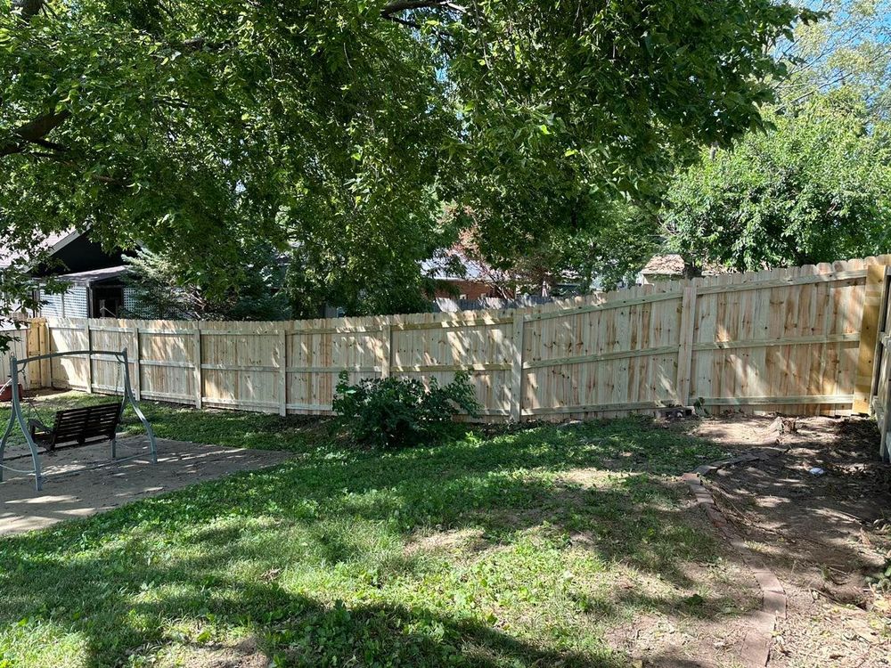 Fence Installation for Illinois Fence & outdoor co. in Kewanee, Illinois