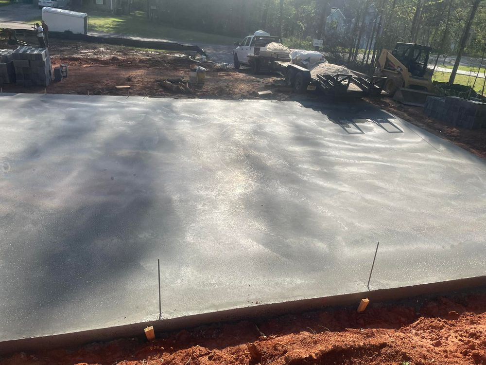 Concrete Work for AztecArt LLC in Franklin, GA