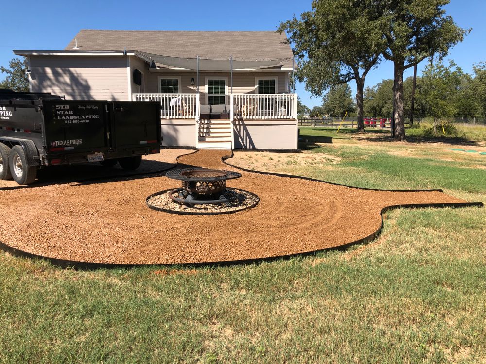 Landscaping for 5th Star Landscaping LLC. in Bastrop, TX