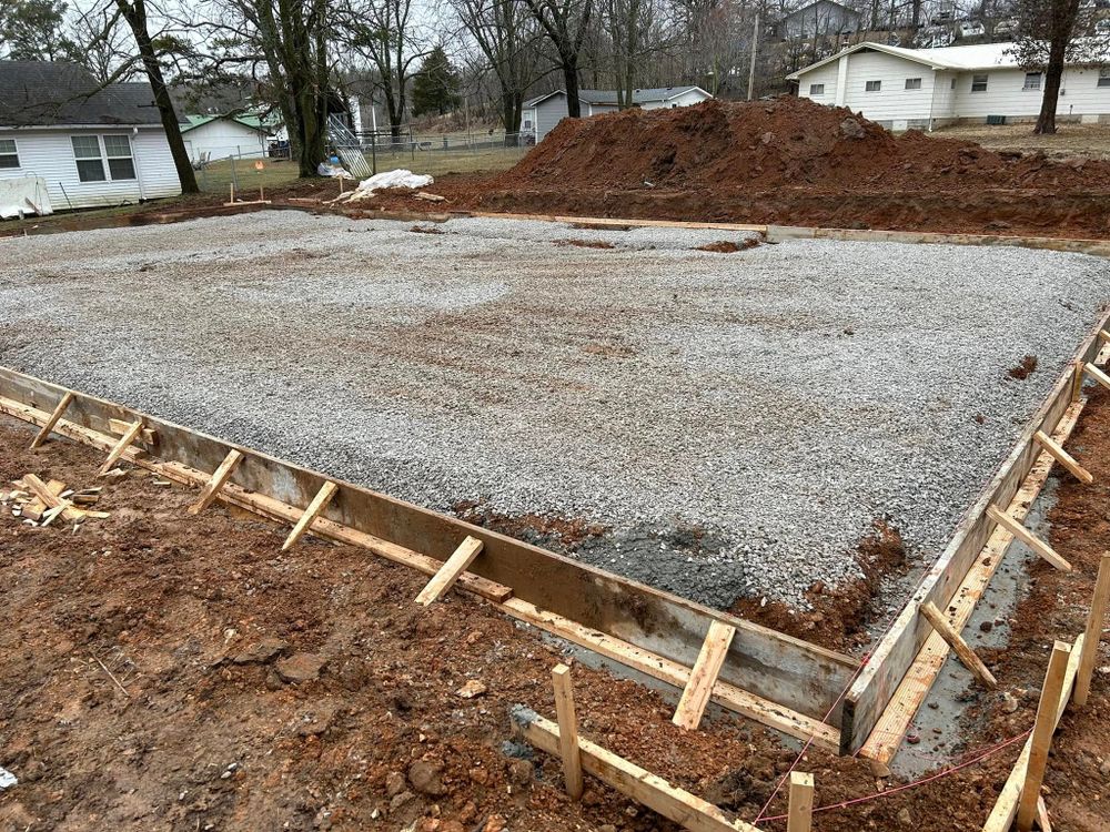 Enhance your outdoor living space with our expert Hardscapes service. We design and install durable, beautiful patios, walkways, and retaining walls that seamlessly blend functionality with aesthetic appeal for any home. for Concrete Creations and Excavations in Centerton, AR