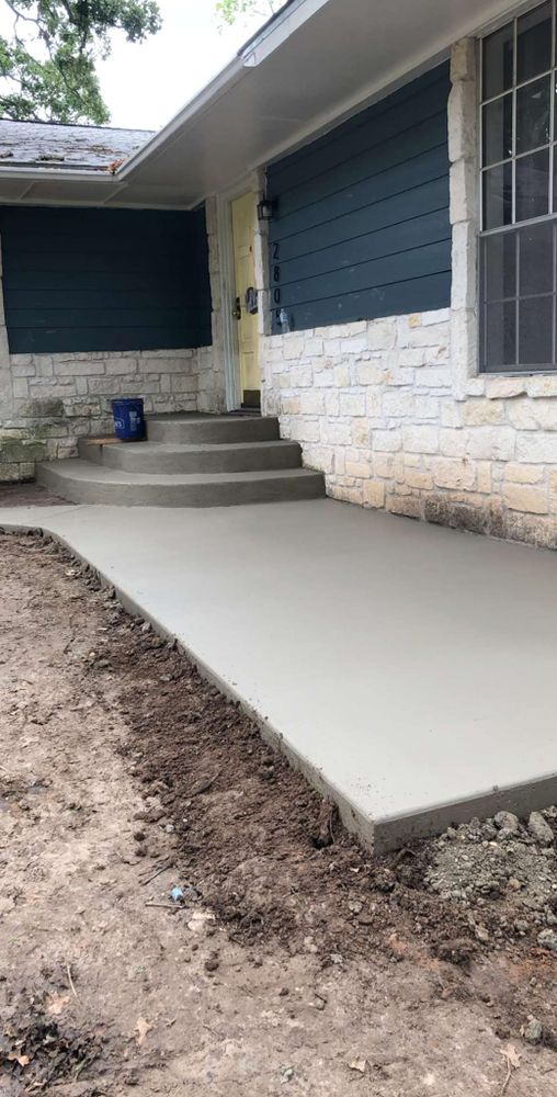 Concrete for Mel Concrete and Construction in College Station, TX