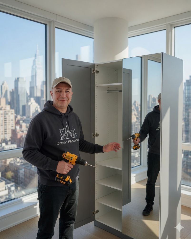 Furniture assembly for Damon Handyman in Manhattan, NY
